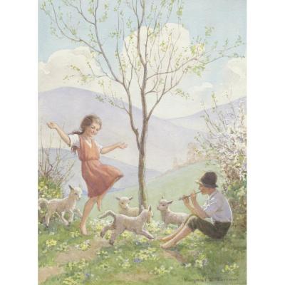 Margaret Tarrant, The Dance of the Lambkins